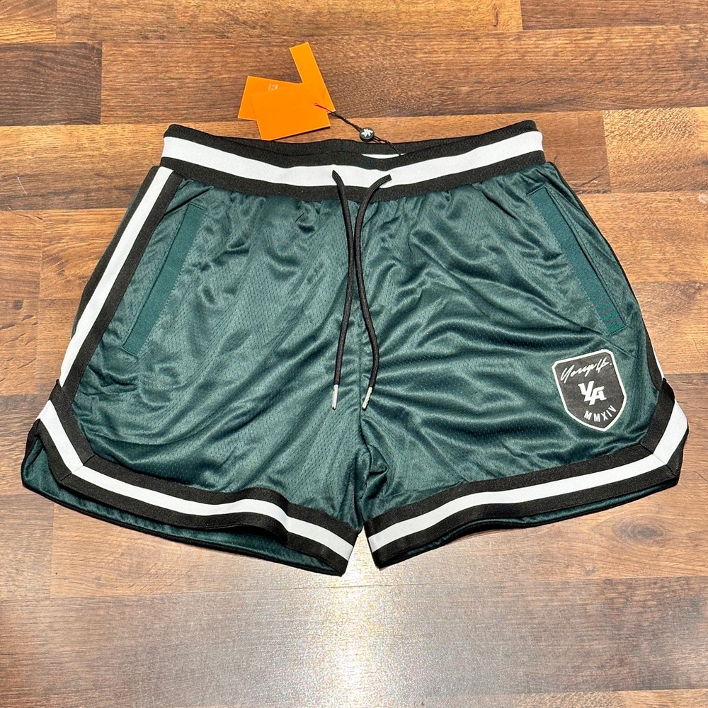 Men’s Jersey shorts jungle green Small